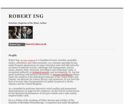 Drroberting.com(Robert Ing) Screenshot