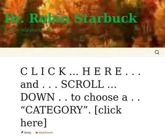 Drrobinstarbuck.com(Drrobinstarbuck) Screenshot