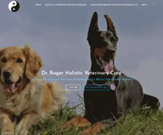 DrrogerholisticVet.com(Roger Holistic Veterinary Care) Screenshot