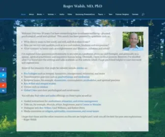 Drrogerwalsh.com(Dr Roger Walsh) Screenshot