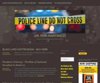 Drronmartinelli.com("A Search for the Truth" A Law Enforcement & Forensics Site) Screenshot