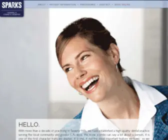 Drronsparks.com(Our talented dentist) Screenshot