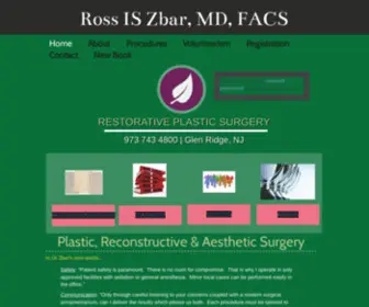 Drrosszbar.com(Ross IS Zbar MD FACS) Screenshot