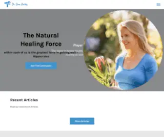Drsambailey.com(Dr. sam bailey) Screenshot