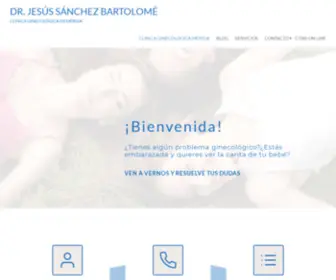 Drsanchezbartolome.com(Tratamos de hacer fácil tu visita al ginecólogo) Screenshot