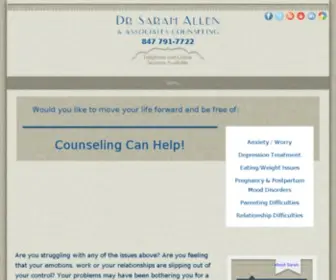 Drsarahallen.com(Psychologist Dr) Screenshot