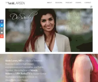 Drsarahlarsen.com(Dr. Sarah Larsen) Screenshot