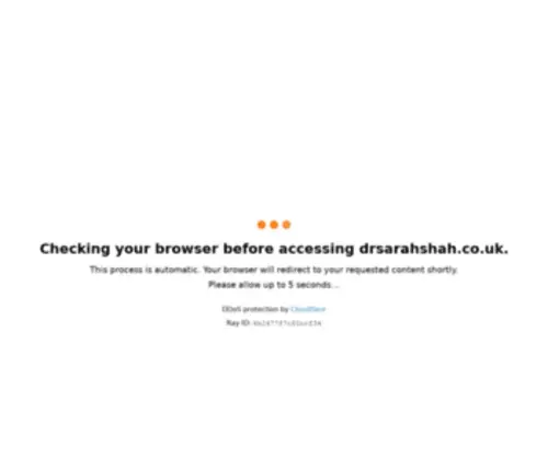 Drsarahshah.co.uk(Artistry Clinic London) Screenshot
