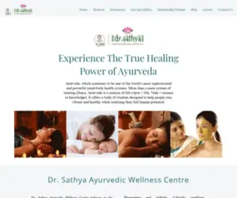 Drsathyasayurveda.com(Ayurveda Clinic in Dubai) Screenshot