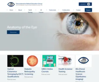 DRScreening.org(Gloucestershire Retinal Education Group) Screenshot