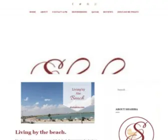 DRshahira.com(Personal blog) Screenshot