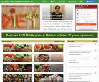 DRshalinisdiet.com(Dr Shalini's Diet & Wellness) Screenshot