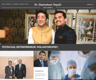 DRshamsheer.com(Dr.Shamsheer Vayalil) Screenshot