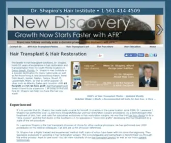 DRshapiroshairinstitute.com(Hair Transplant & Hair Restoration) Screenshot