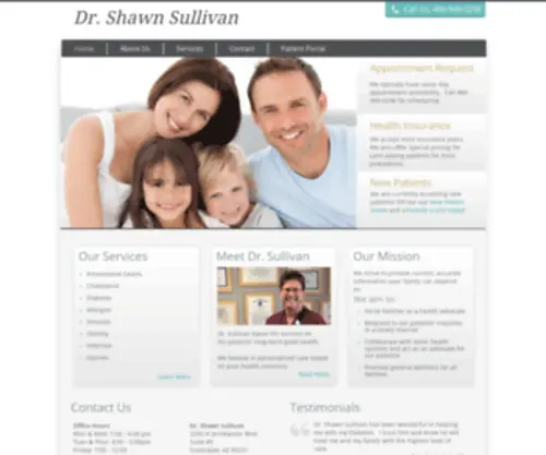 DRshawnsullivan.com(Shawn Sullivan) Screenshot