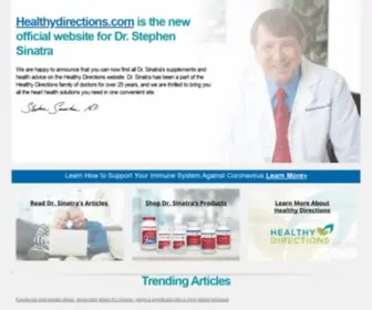 Drsinatra.com(Heart Health Vitamins) Screenshot