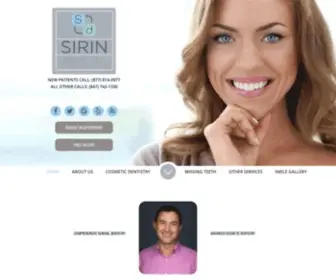 Drsirin.com(Elgin Dentist) Screenshot