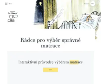 DRsleep.cz(Jak vybrat správnou matraci) Screenshot