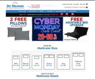 DRsnooze.com(Buy Discount Mattresses Online Nationwide) Screenshot