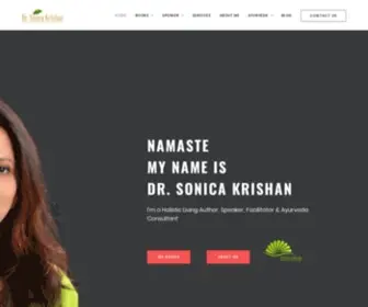 Drsonicakrishan.com(Dr. Sonica Krishan) Screenshot