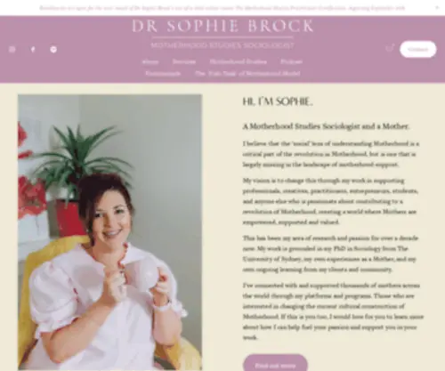 Drsophiebrock.com(Dr Sophie Brock) Screenshot