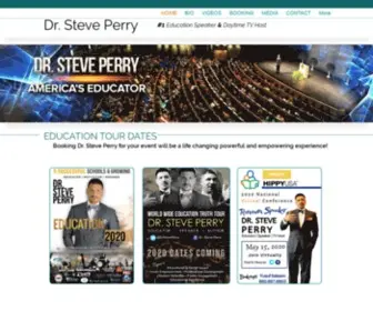 DRsteveperry.org(Dr. Steve Perry #1 Education Speaker) Screenshot