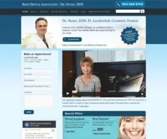 DRstonedds.com(Fort Lauderdale Dentist & Prosthodontist (cosmetic dentist)) Screenshot