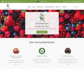 Drsuperfoods.com.au(Buy Superfoods Online Australia) Screenshot