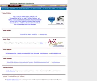 Drsupplementreviews.com(Supplement and Vitamin Review from Doctors for alternative solutions for a healthier life) Screenshot