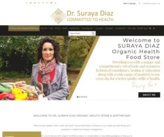 Drsurayadiaz.com(Suraya diaz organic health store) Screenshot