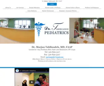 Drtabibzadeh.com(Manhasset Pediatrician) Screenshot