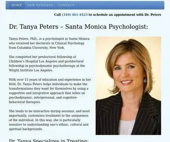 Drtanyapeters.com(Dr. Tanya Peters) Screenshot