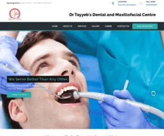 Drtayyebdental.com(Dr. Tayyeb's Dental Clinic) Screenshot