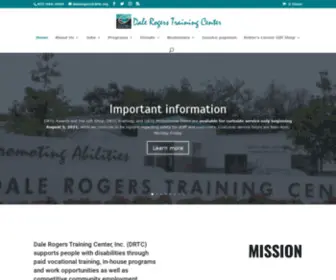 DRTC.org(Dale Rogers Training Center (DRTC)) Screenshot
