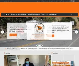 DRtcapurimac.com(Dirección) Screenshot