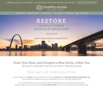 DRthomasflavin.com(Healthy Smiles of St) Screenshot