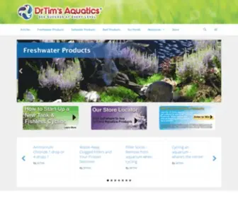 Drtimsaquatics.com(DrTim's Aquatics) Screenshot