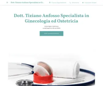 Drtizianoanfosso.com(Tiziano Anfosso Specialista in Ginecologia ed Ostetricia) Screenshot