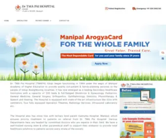 DRtmapaihospital.com(TMA Pai Hospital Udupi) Screenshot