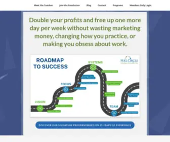 Drtompreston.com(Full Circle Coaching and Consulting) Screenshot