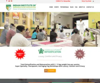 Drtotaldetox.com(Indian Institute of Research in Detoxification) Screenshot