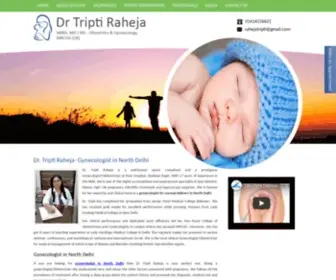 DRtriptiraheja.com(Dr. Tripti Raheja) Screenshot