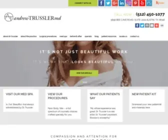 DRtrussler.com(Austin Plastic Surgeon Dr. Trussler) Screenshot