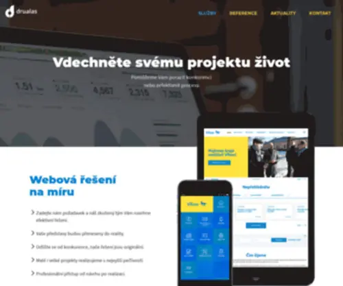 Drualas.cz(Webové stránky a aplikace na míru) Screenshot