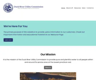 Druc.org(Duck River Utility Commission) Screenshot