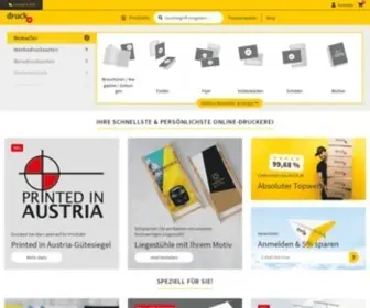Druck.at(Online-Druckerei Österreich) Screenshot