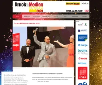 Druckawards.de(Druck&Medien Awards) Screenshot