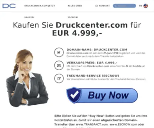 Druckcenter.com(Engelberger Druck AG Stans) Screenshot