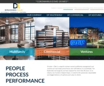 Druckerandfalk.com(Multifamily & Commercial Property Management Firm) Screenshot