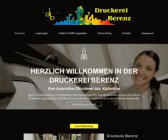 Druckerei-Berenz.net(Druckerei Berenz) Screenshot